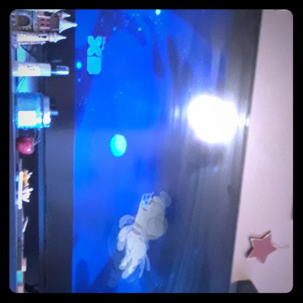 A tv